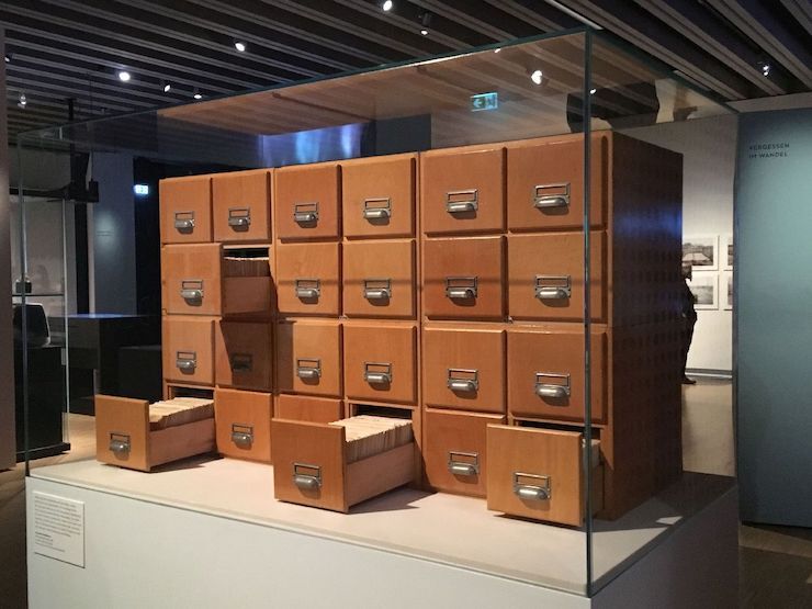Figure 2: The Niklas Luhmann Archive, Historisches Museum Frankfurt